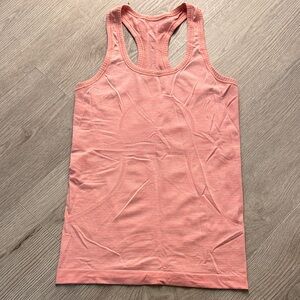 Lululemon Swiftly Tech Light Coral Women's Seamless Racerback Tank Top